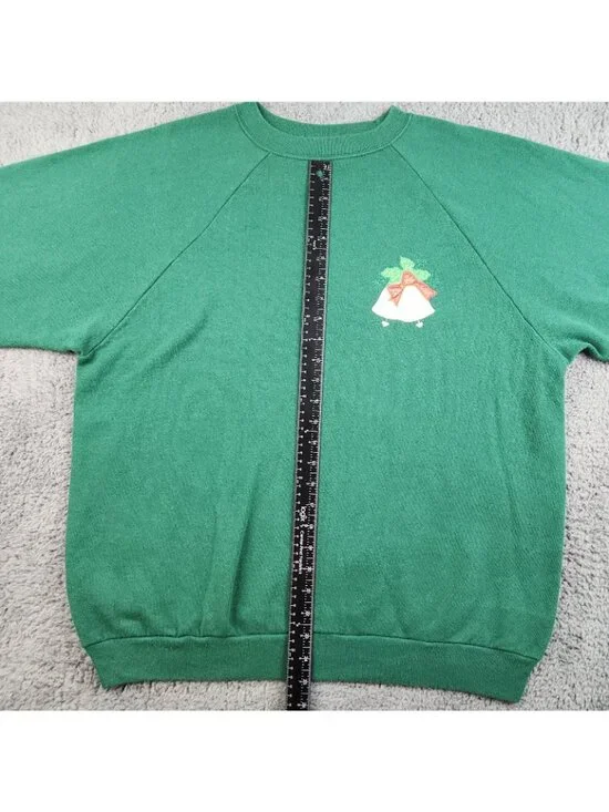 Vintage Holiday Christmas Sweater Extra Large Embroidered Crewneck Sweatshirt - Picture 4 of 10